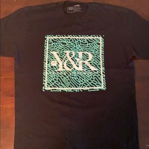 Young and Reckless black graphic T.